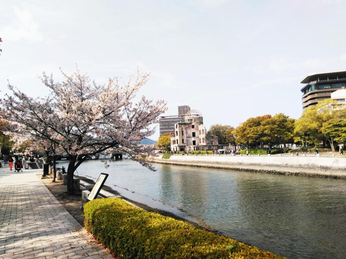 Business Ryokan Harada Hotel Hiroshima Exterior foto